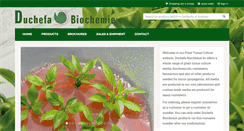 Desktop Screenshot of duchefa-biochemie.com